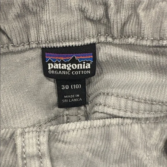 Patagonia Women’s Corduroy Pants Drifter Gray Size 10 - Picture 5 of 5